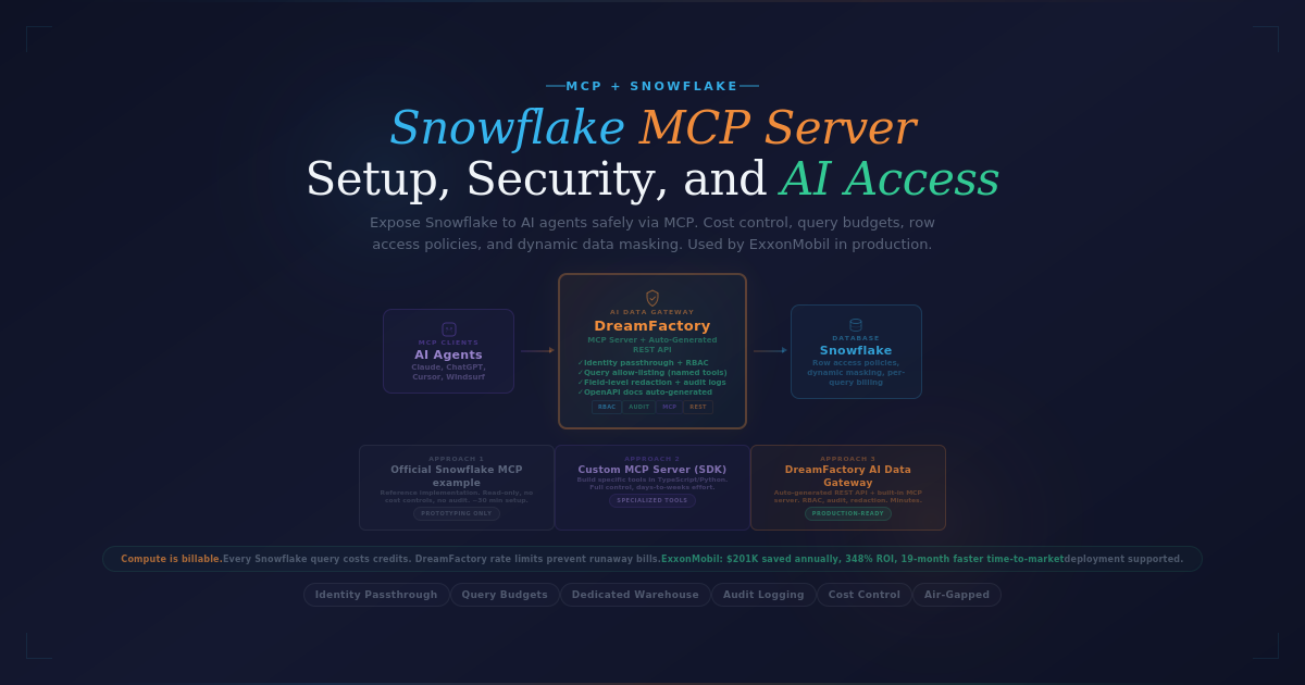 Snowflake MCP Server: Conversational Analytics with AI Agents